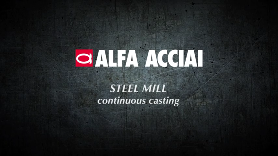 Alfa Acciai steel mill: continuous casting