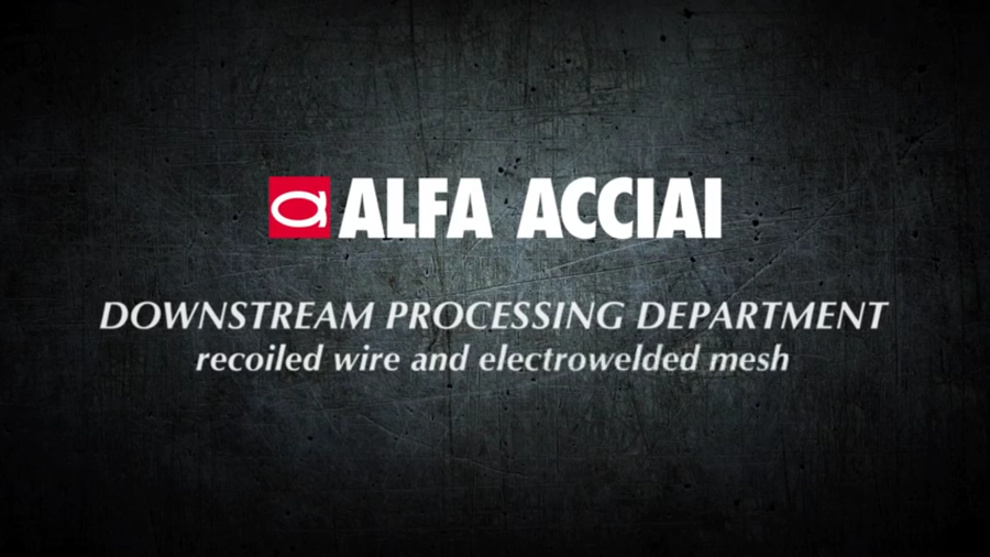 Alfa Derivati downstream processing unit: recoiled wire and welded mesh