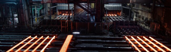 The steel mill at Alfa Acciai